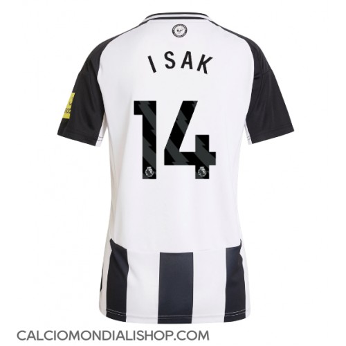 Maglie da calcio Newcastle United Alexander Isak #14 Prima Maglia Femminile 2024-25 Manica Corta